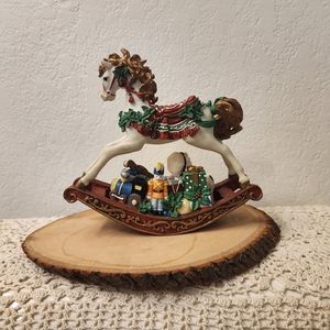 Heritage house vintage rocking horse musical